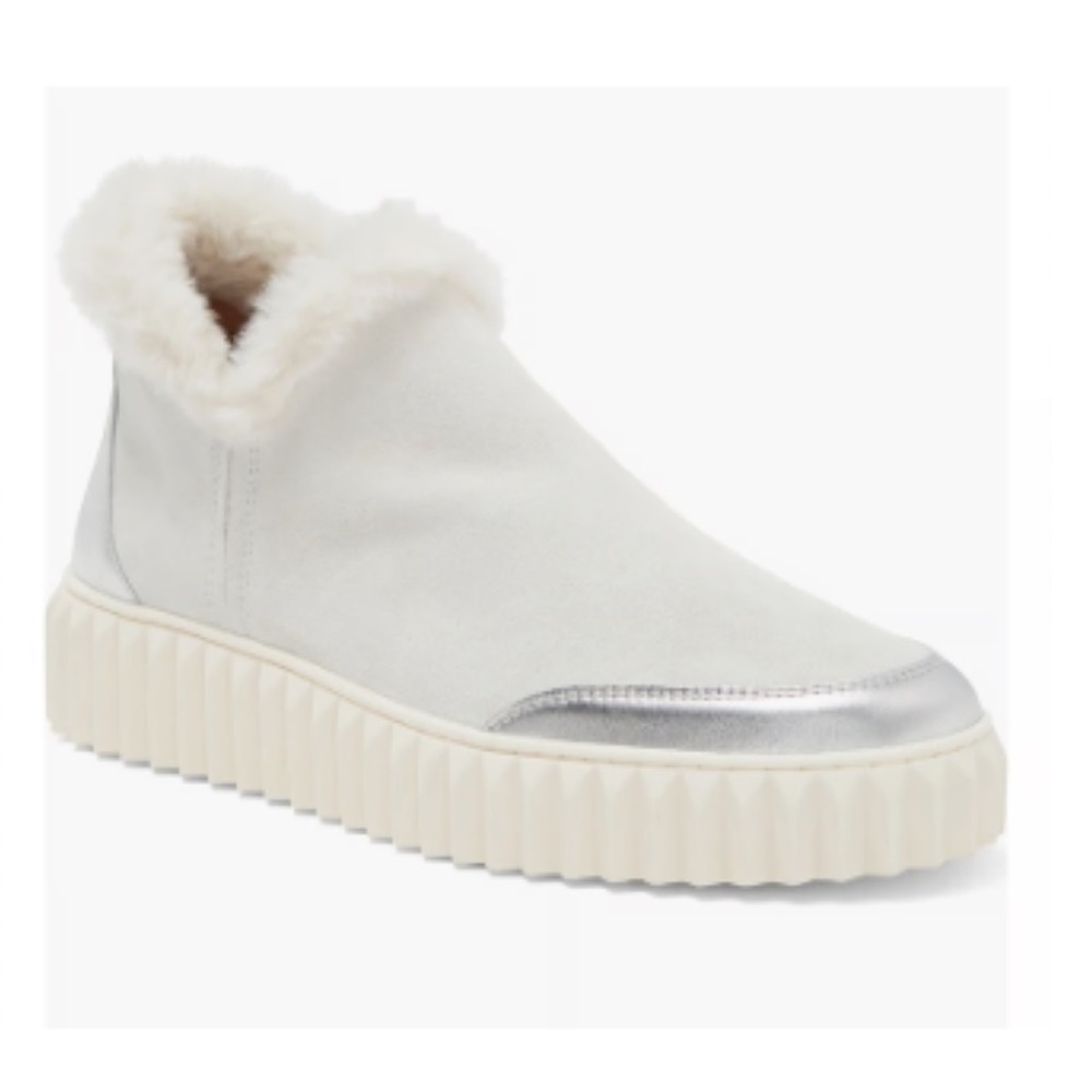 NWOT Voile Blanche Luna Leather With Fur Trim Mid Sneaker
Bootie Boots Size 39